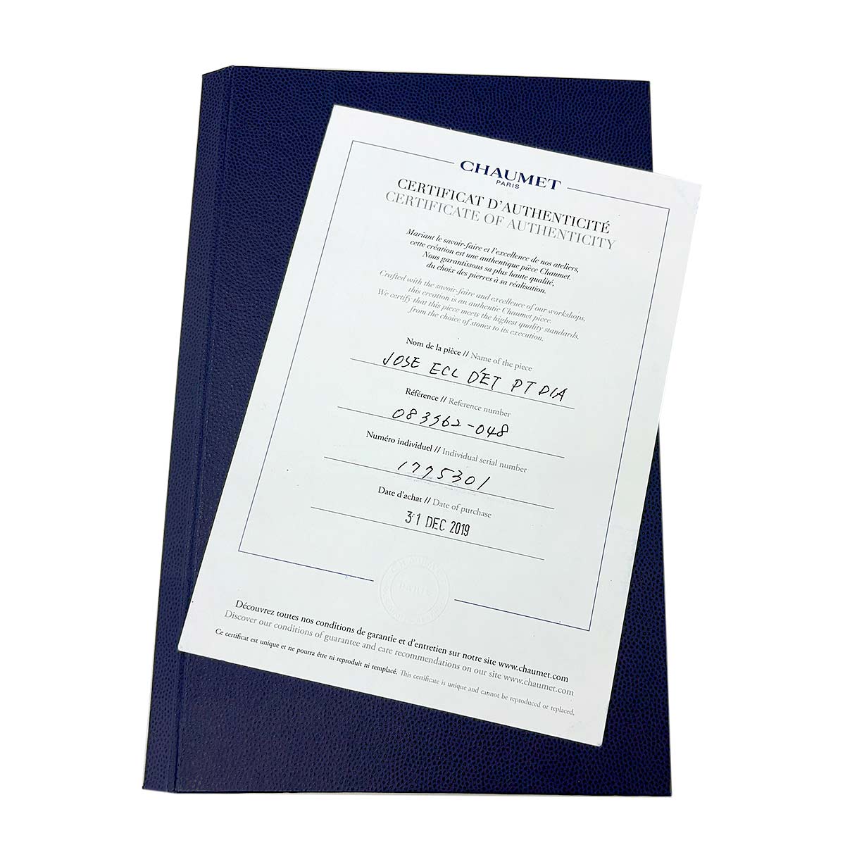 Josephine Ring Diamond Pt Size48 4.5-4.75(US)