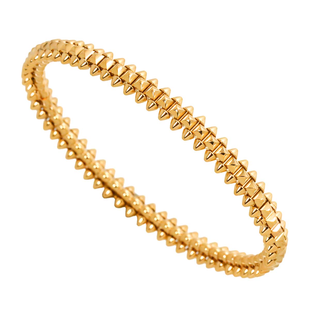 CLASH DE CARTIER SM Bracelet Bangle 18K Pink Gold 750 Size17