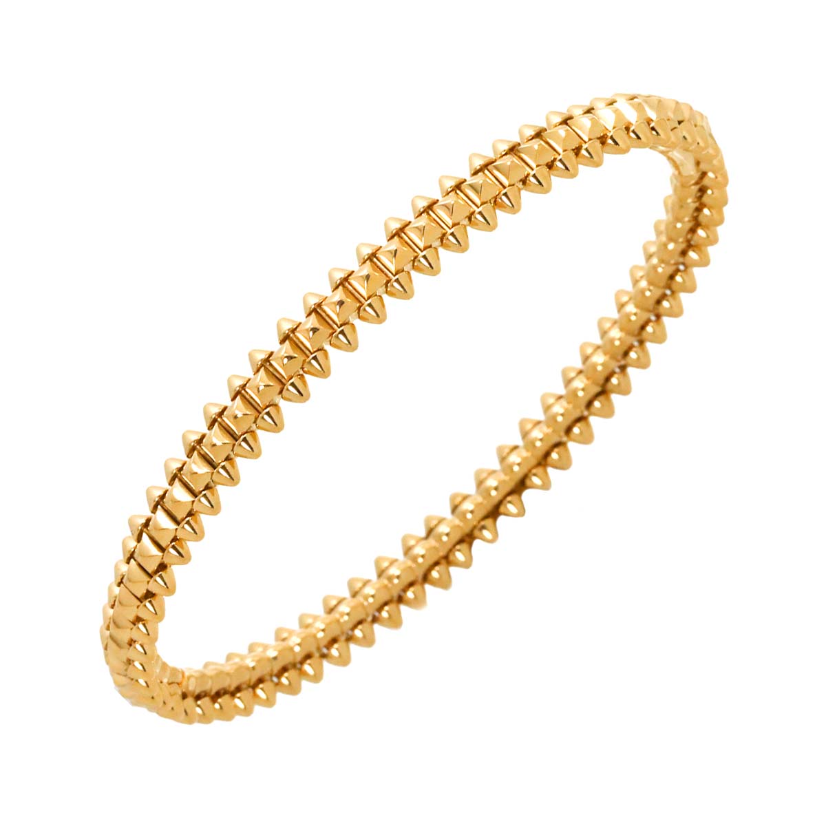 CLASH DE CARTIER SM Bracelet Bangle 18K Pink Gold 750 Size17