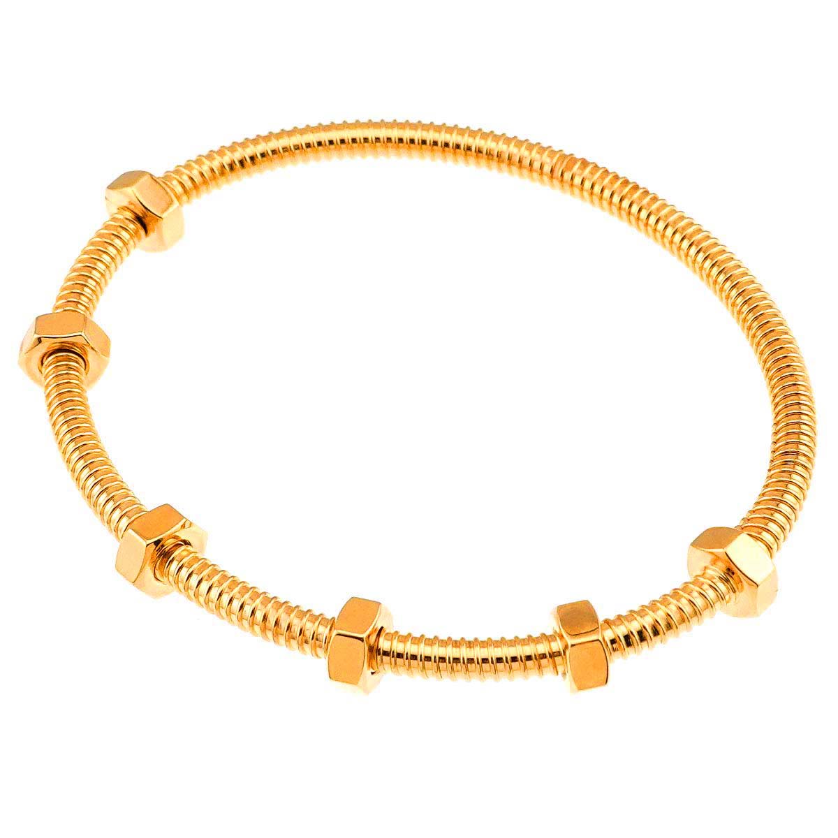 ECROU DE Bracelet 18K Pink Gold 750 size17