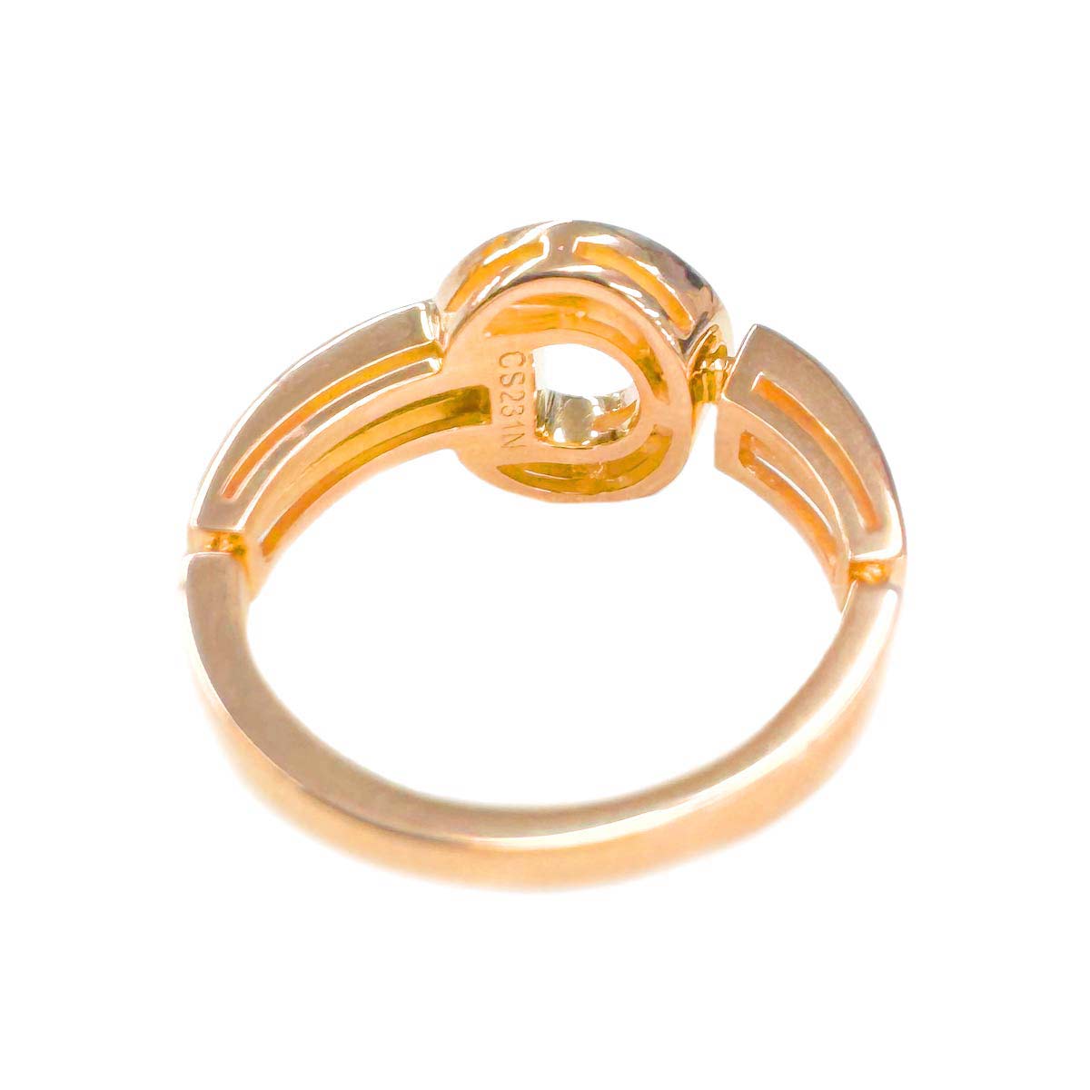BVLGARIBVLGARI Diamond Ring 18K PG 750 4.5-4.75(US)