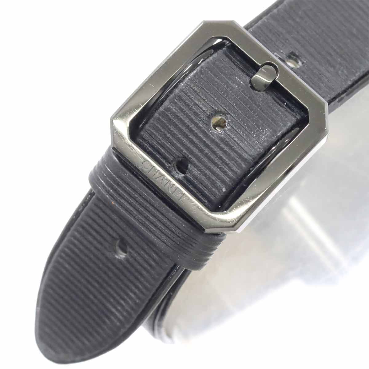 Boyfriend H9834 K18YG Diamond Quartz Black Dial Ladies
