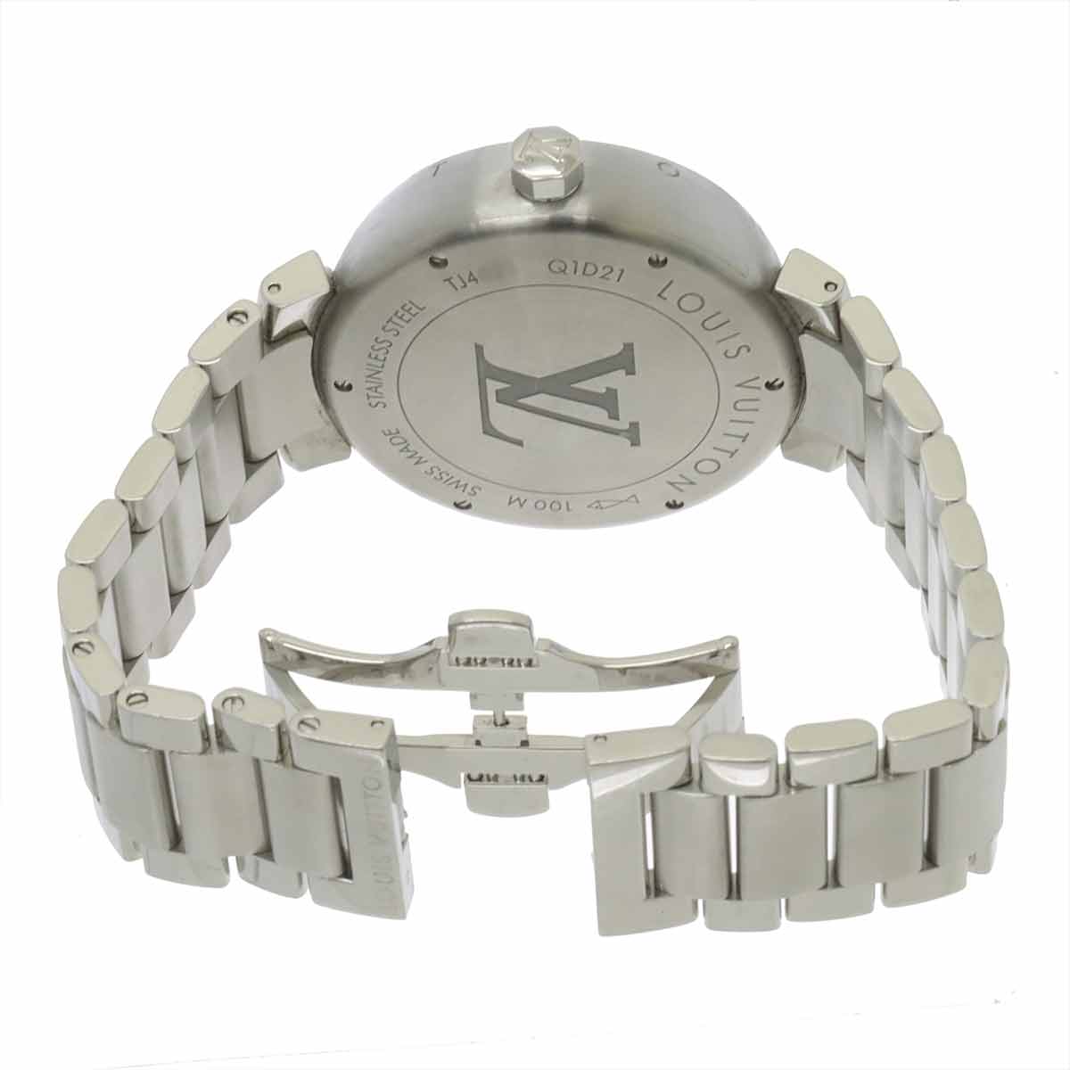 Tambour Q1D21 Automatic Blue Black Dial Mens