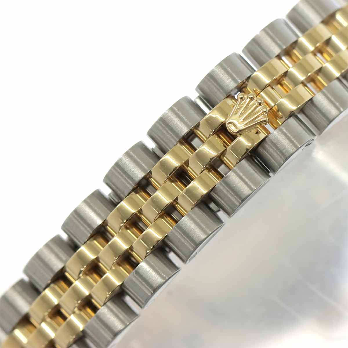 Datejust 179383G Serial G Diamond 750 YG Gold Dial Ladies Watch