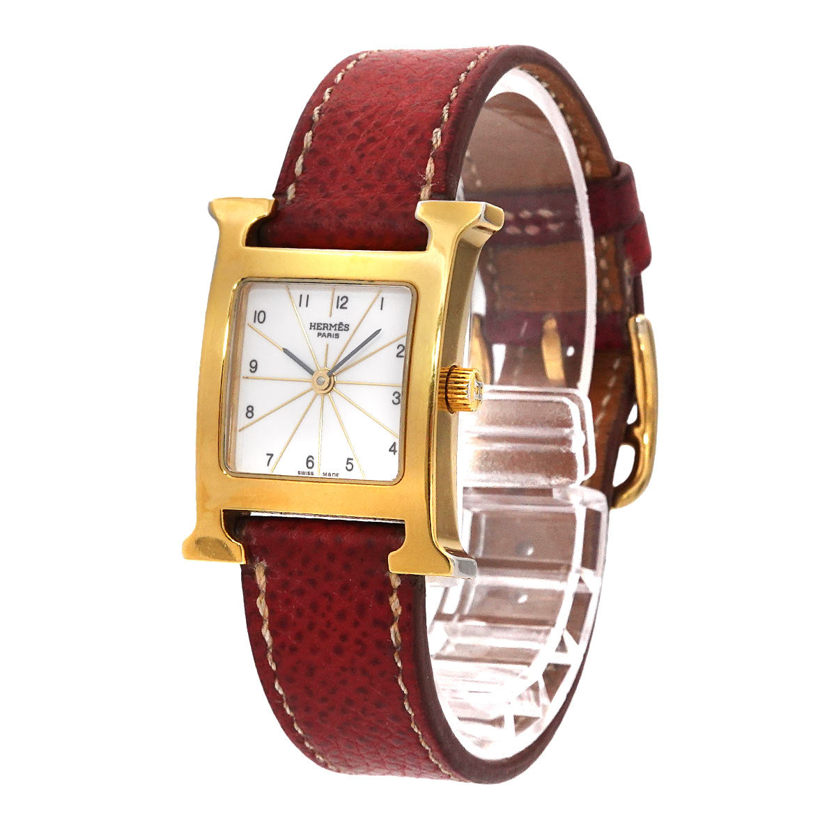 H Watch HH1 201 Quartz White Dial Ladies Watch
