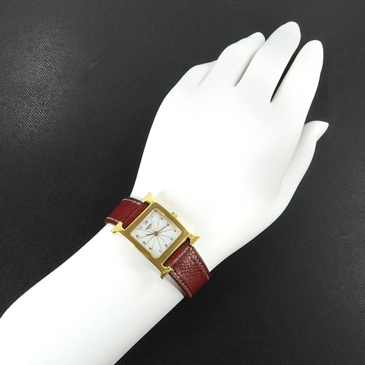 H Watch HH1 201 Quartz White Dial Ladies Watch