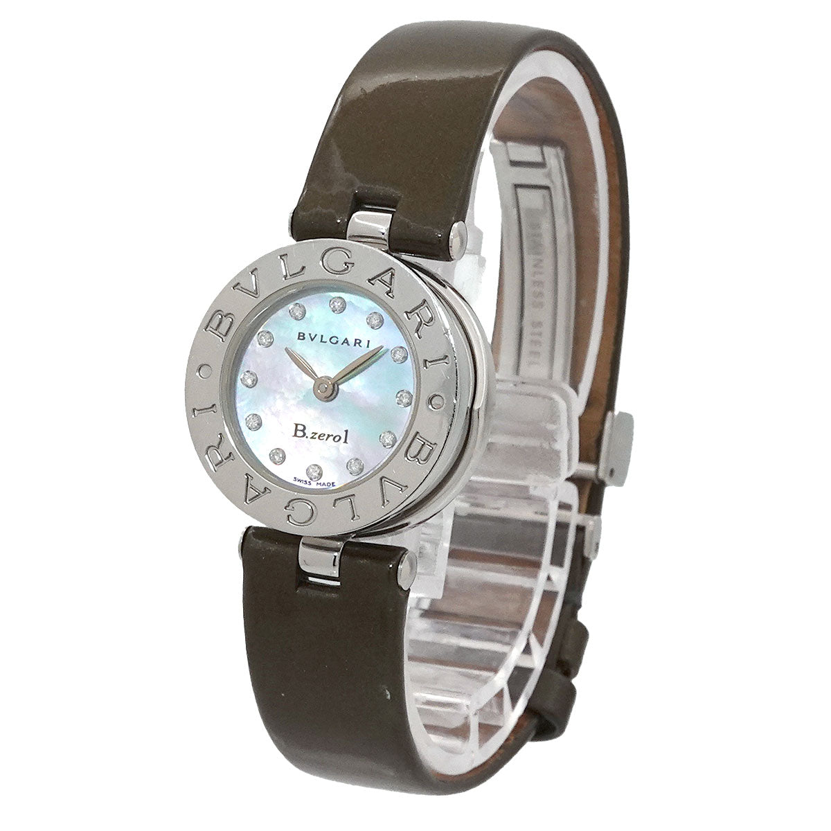 B-Zero1 BZ22S 12P Diamond Quartz Blue Shell Dial