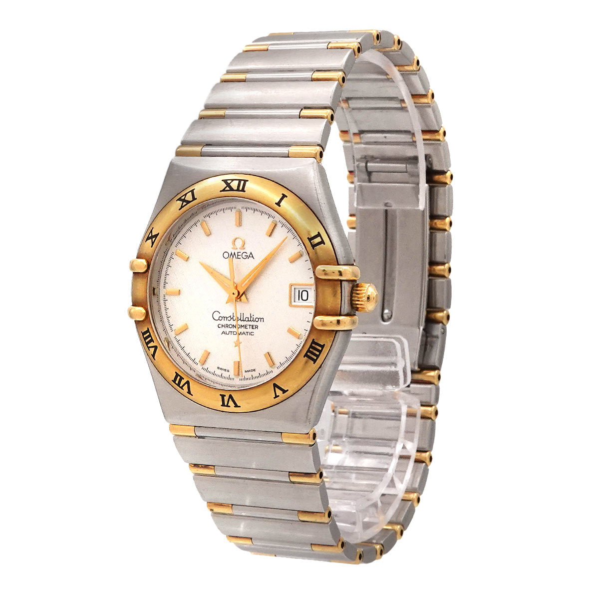 Constellation 1302 30 750 YG Automatic Date Cream dial Mens