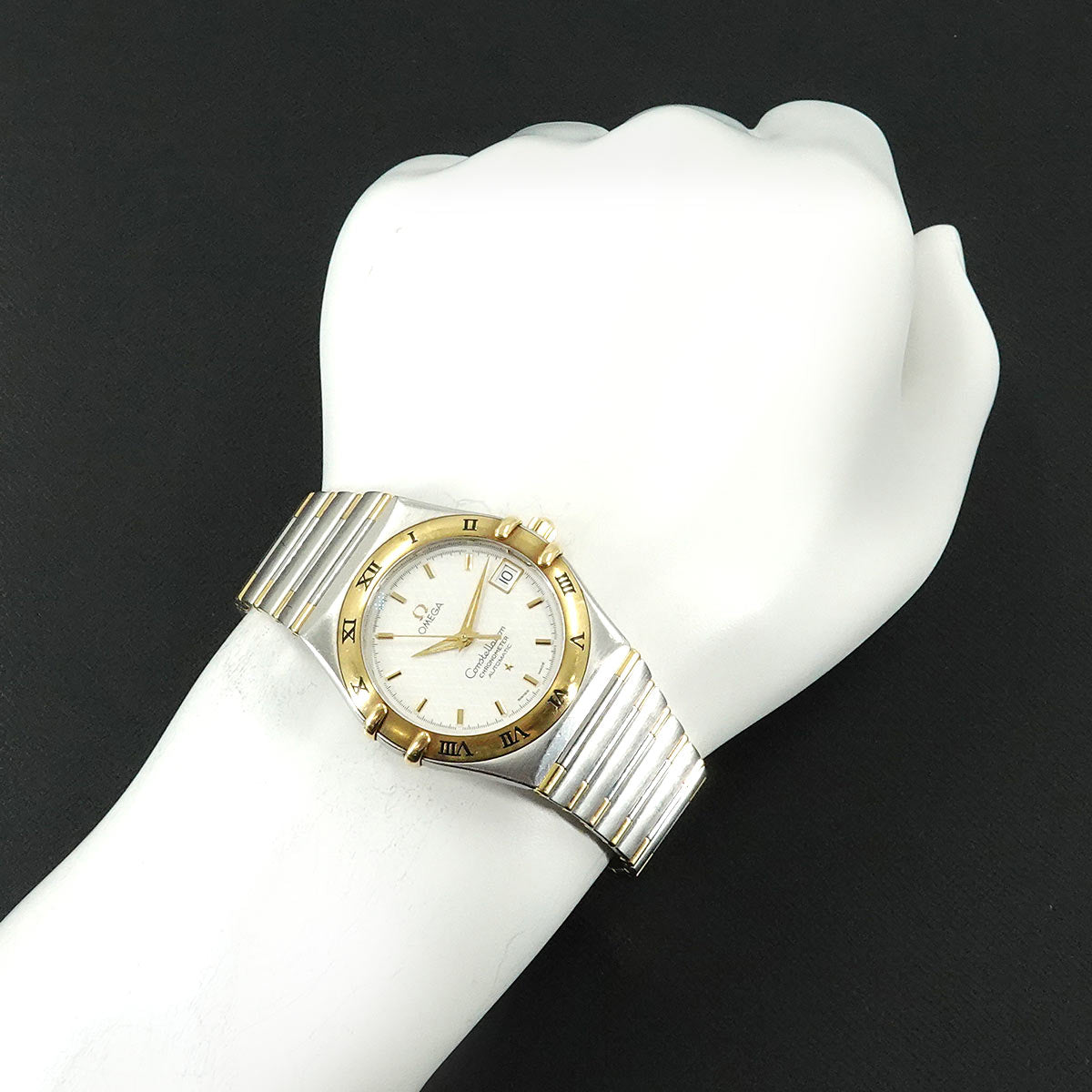 Constellation 1302 30 750 YG Automatic Date Cream dial Mens