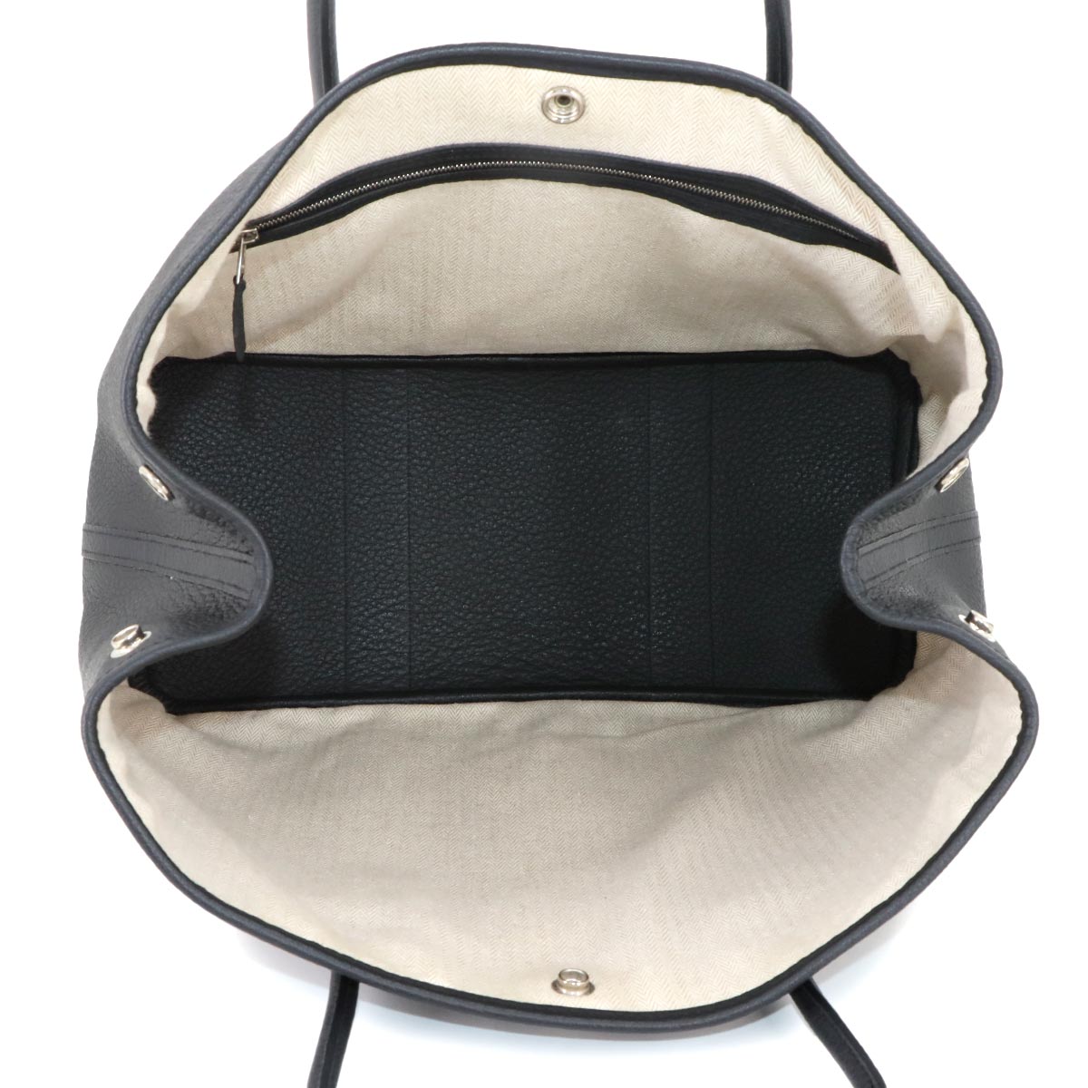 Garden Party 36 PM Tote Bag Negonda Leather Black Purse