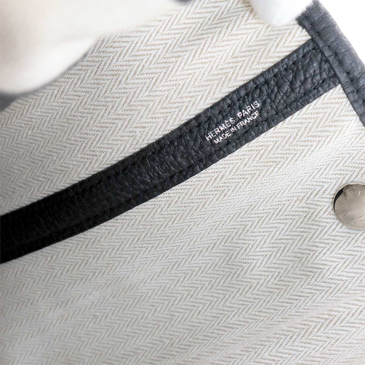 Garden Party 36 PM Tote Bag Negonda Leather Black Purse