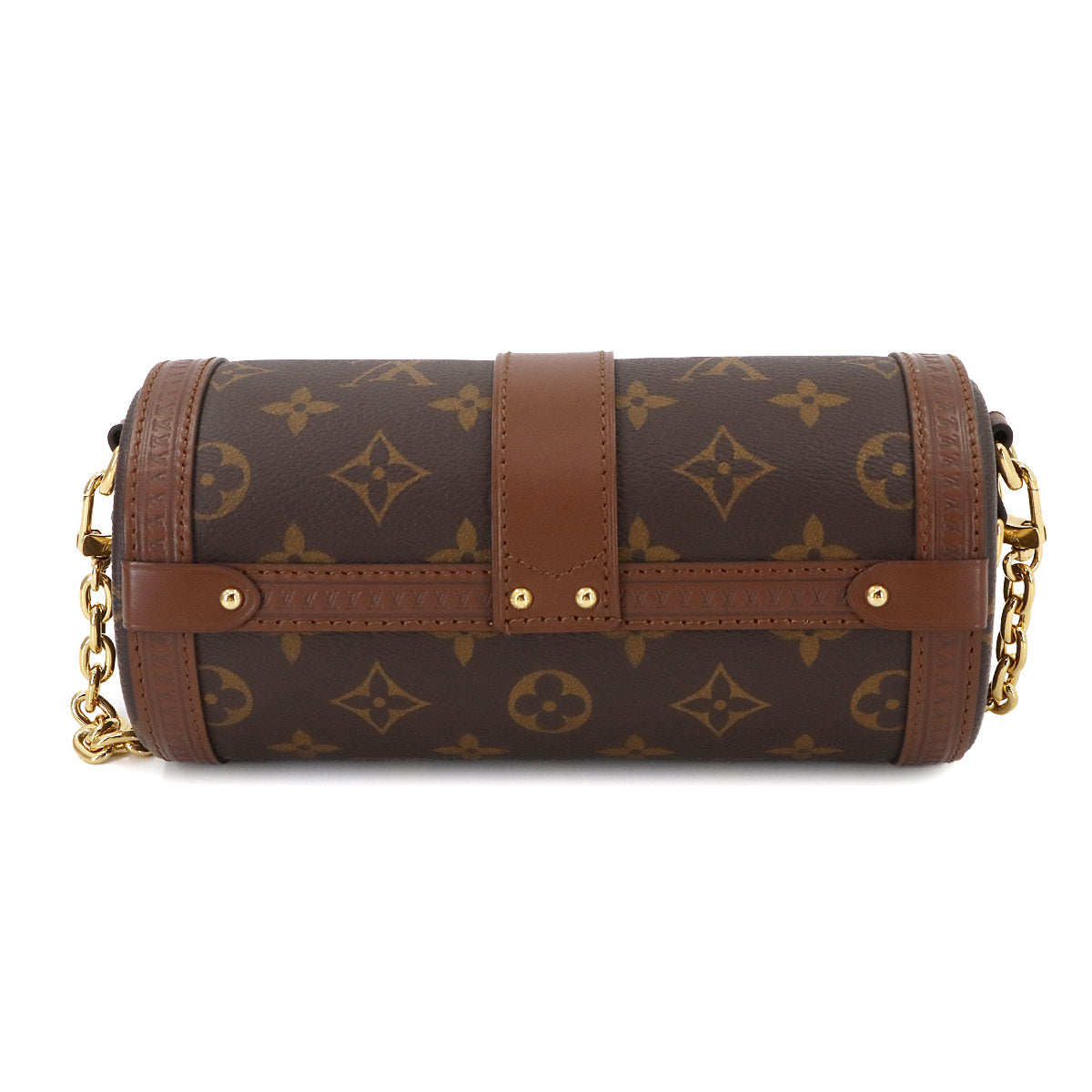 Monogram Papillon Trunk Shoulder Bag Brown M57835