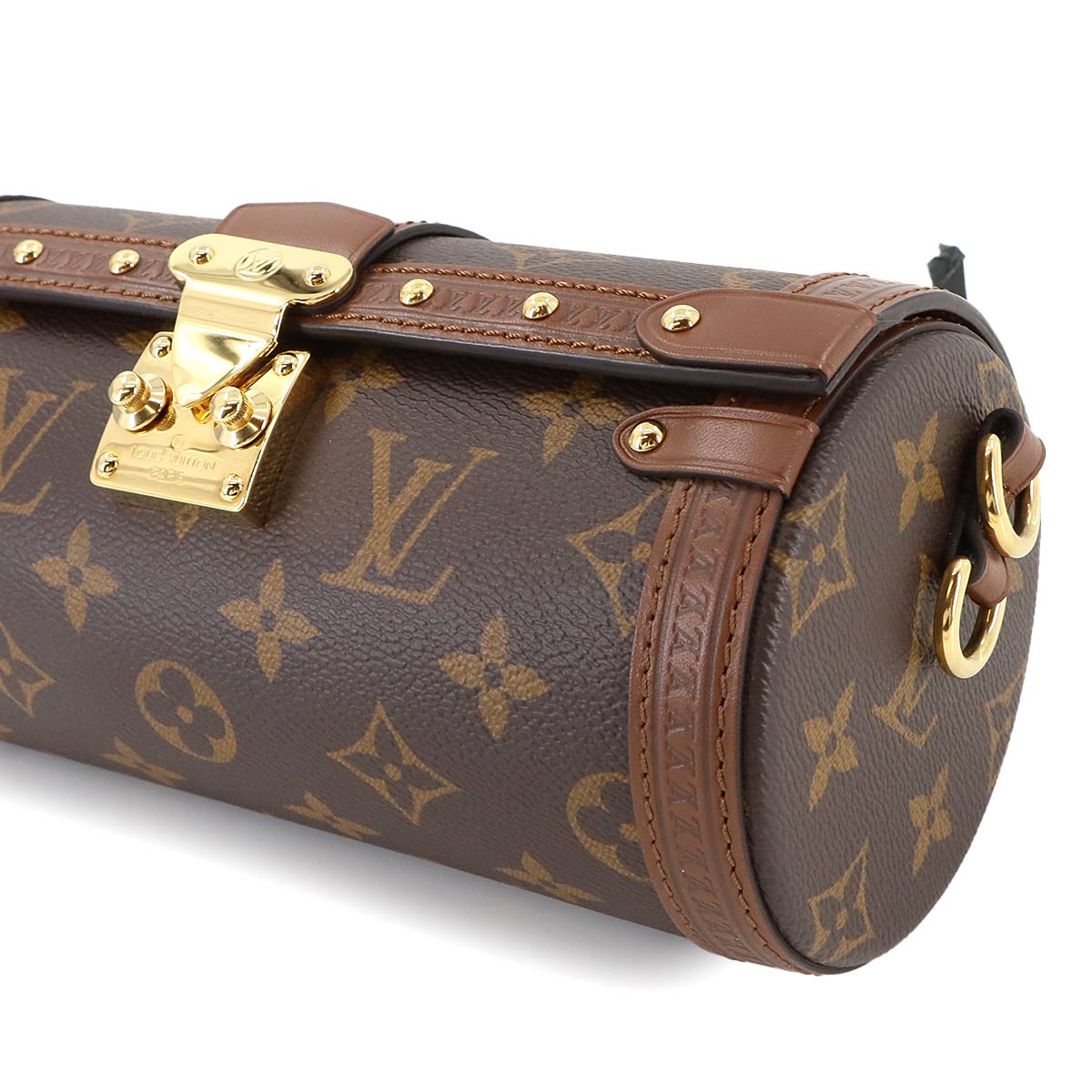 Monogram Papillon Trunk Shoulder Bag Brown M57835