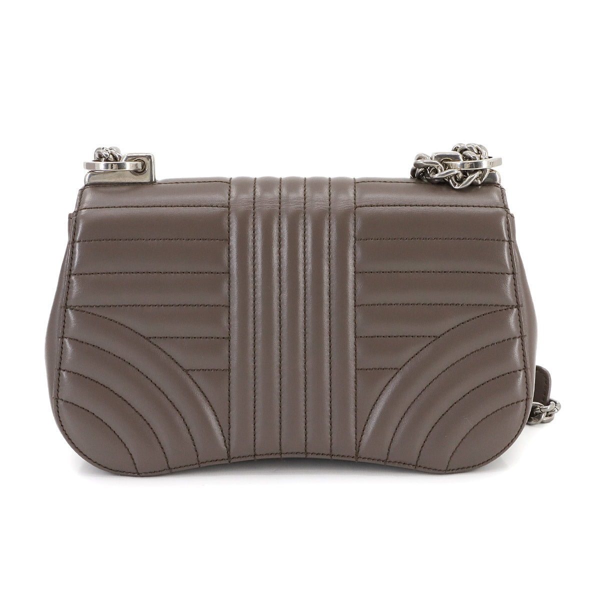 Diagramme Chain Shoulder Bag Leathear Gray 1BD201 Purse