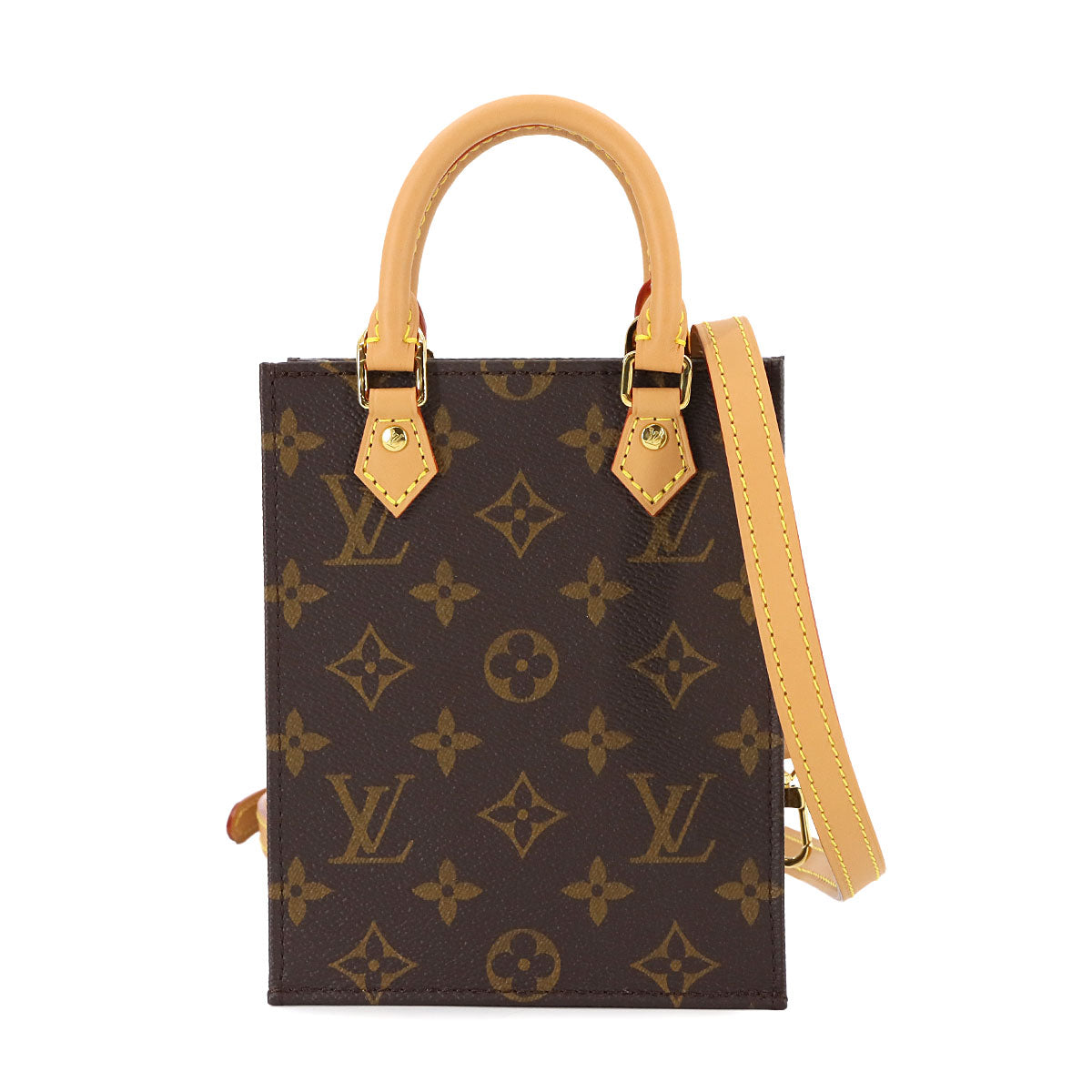 Monogram Petit Sac Plat 2way Hand Shoulder Bag M69442