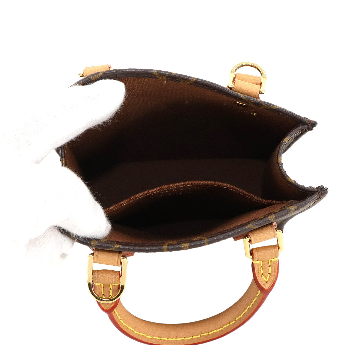 Monogram Petit Sac Plat 2way Hand Shoulder Bag M81295