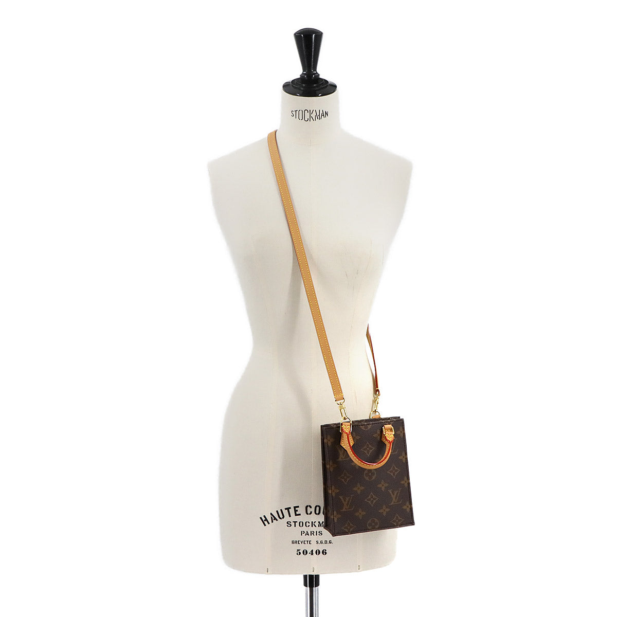 Monogram Petit Sac Plat 2way Hand Shoulder Bag M81295