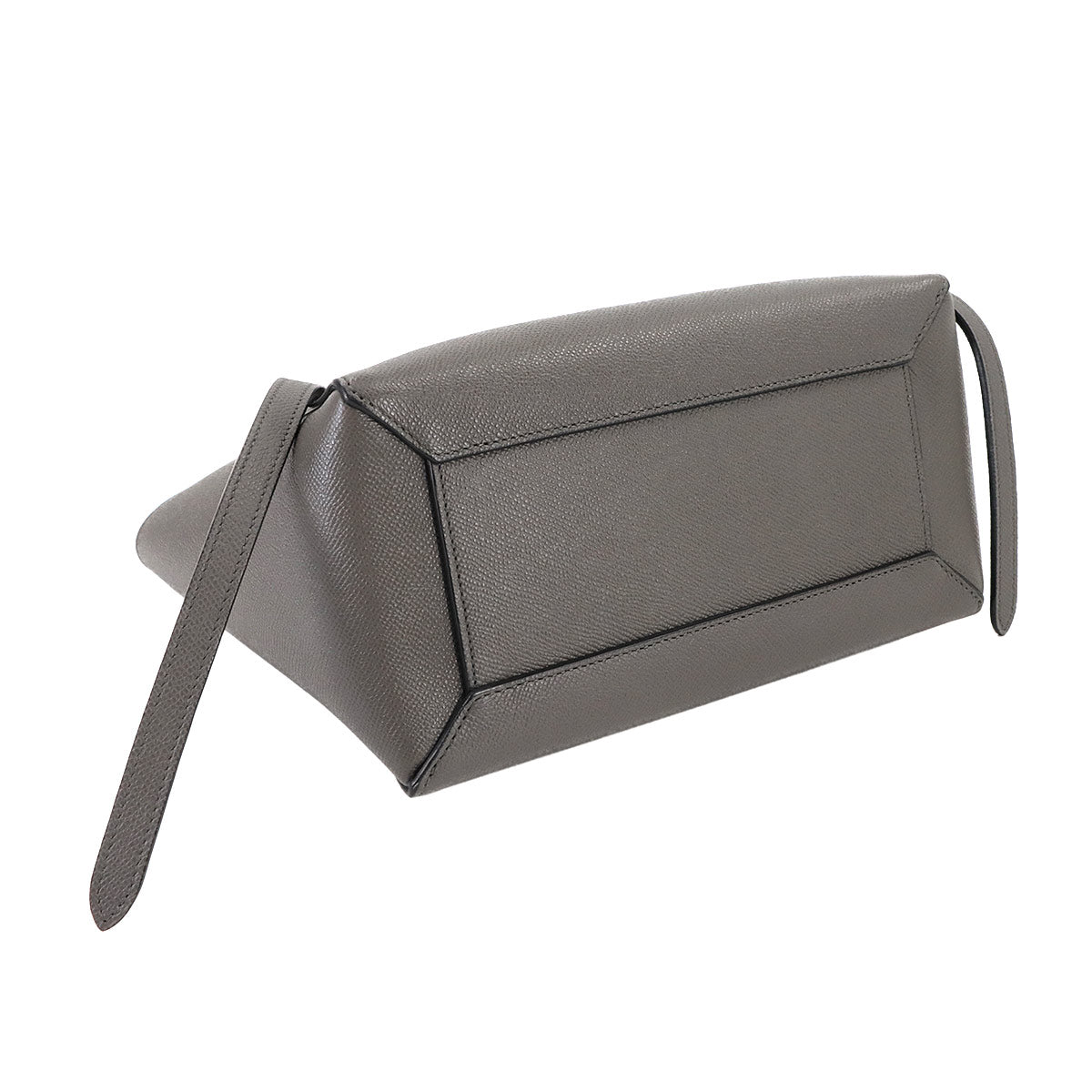 Belt Bag Micro 2way Hand Shoulder Bag Leather Gray 189153