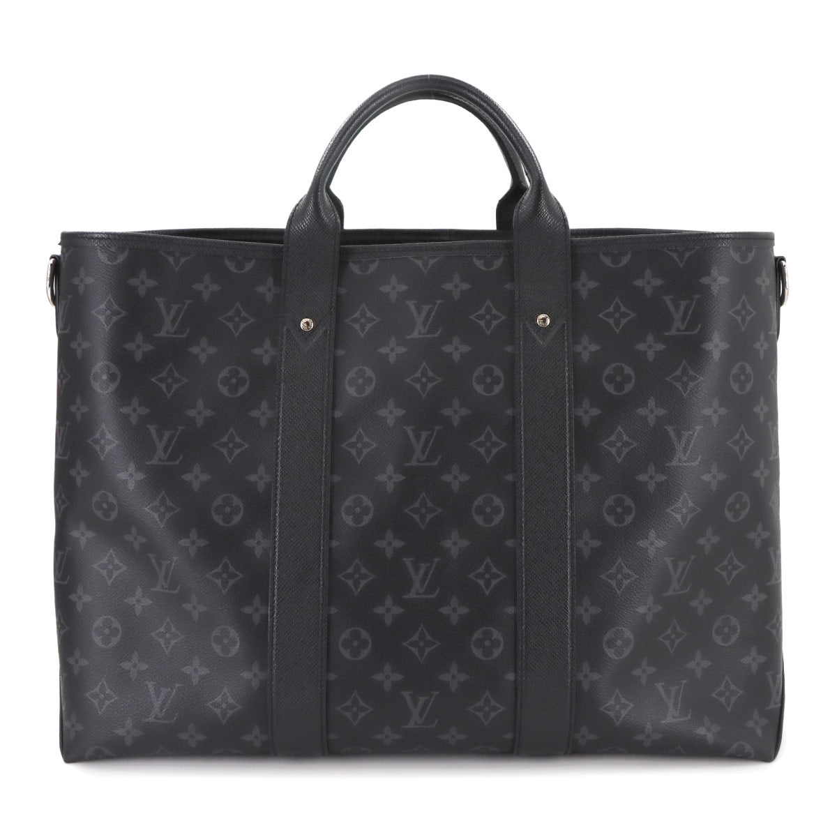 LOUIS VUITTON Taigarama Weekend Tote NM 2way Shoulder Bag Black M30937