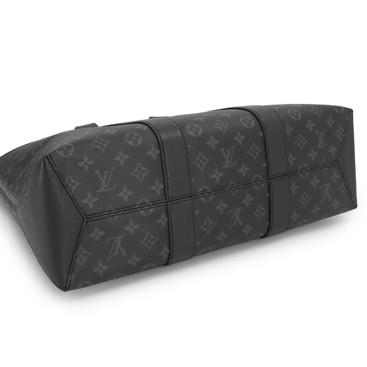 LOUIS VUITTON Taigarama Weekend Tote NM 2way Shoulder Bag Black M30937