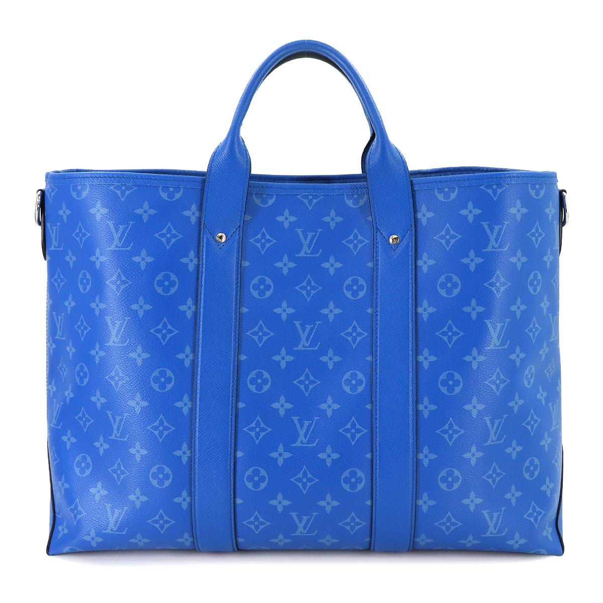 Taigarama Weekend Tote NM Shoulder Bag Blue M31010 Purse