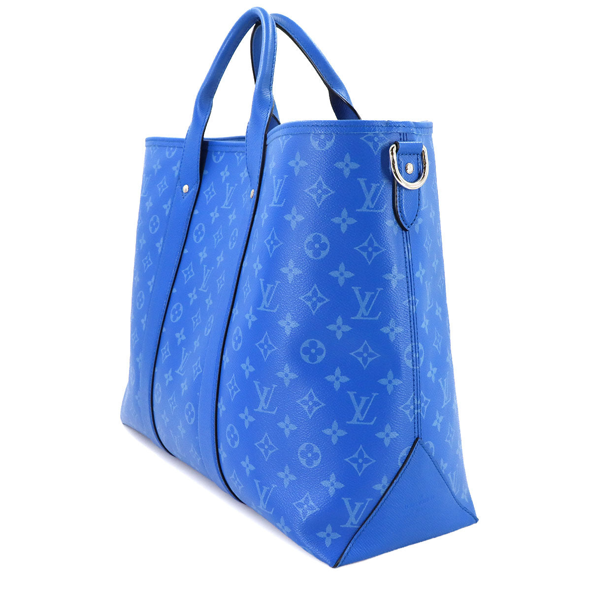 Taigarama Weekend Tote NM Shoulder Bag Blue M31010 Purse