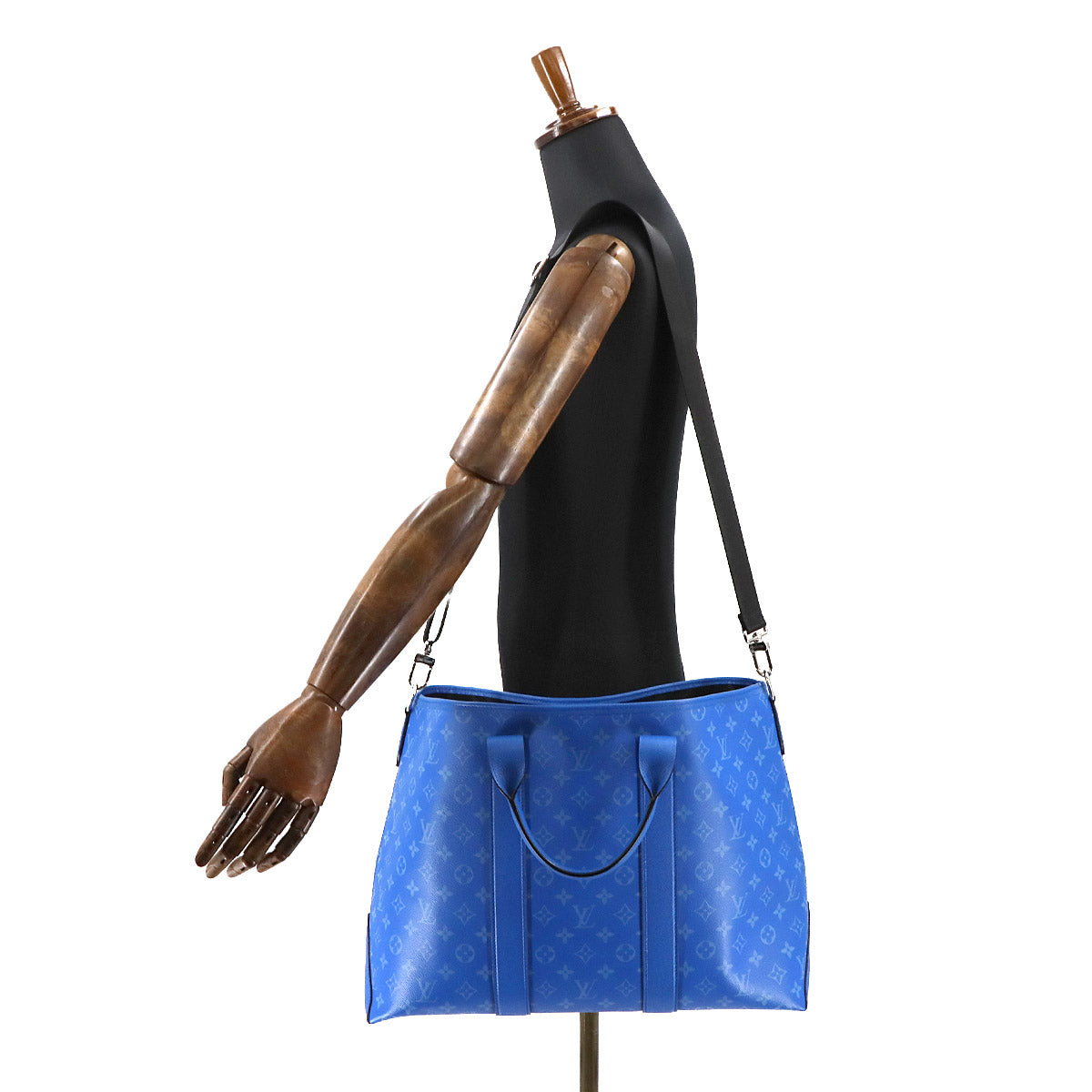 Taigarama Weekend Tote NM Shoulder Bag Blue M31010 Purse