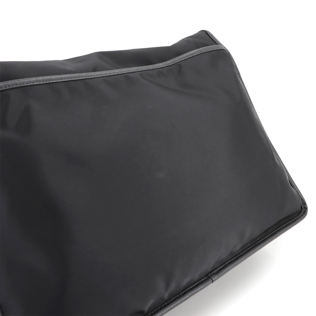 Shoulder Bag Nylon Saffiano Leather Nero 2VD793 Purse