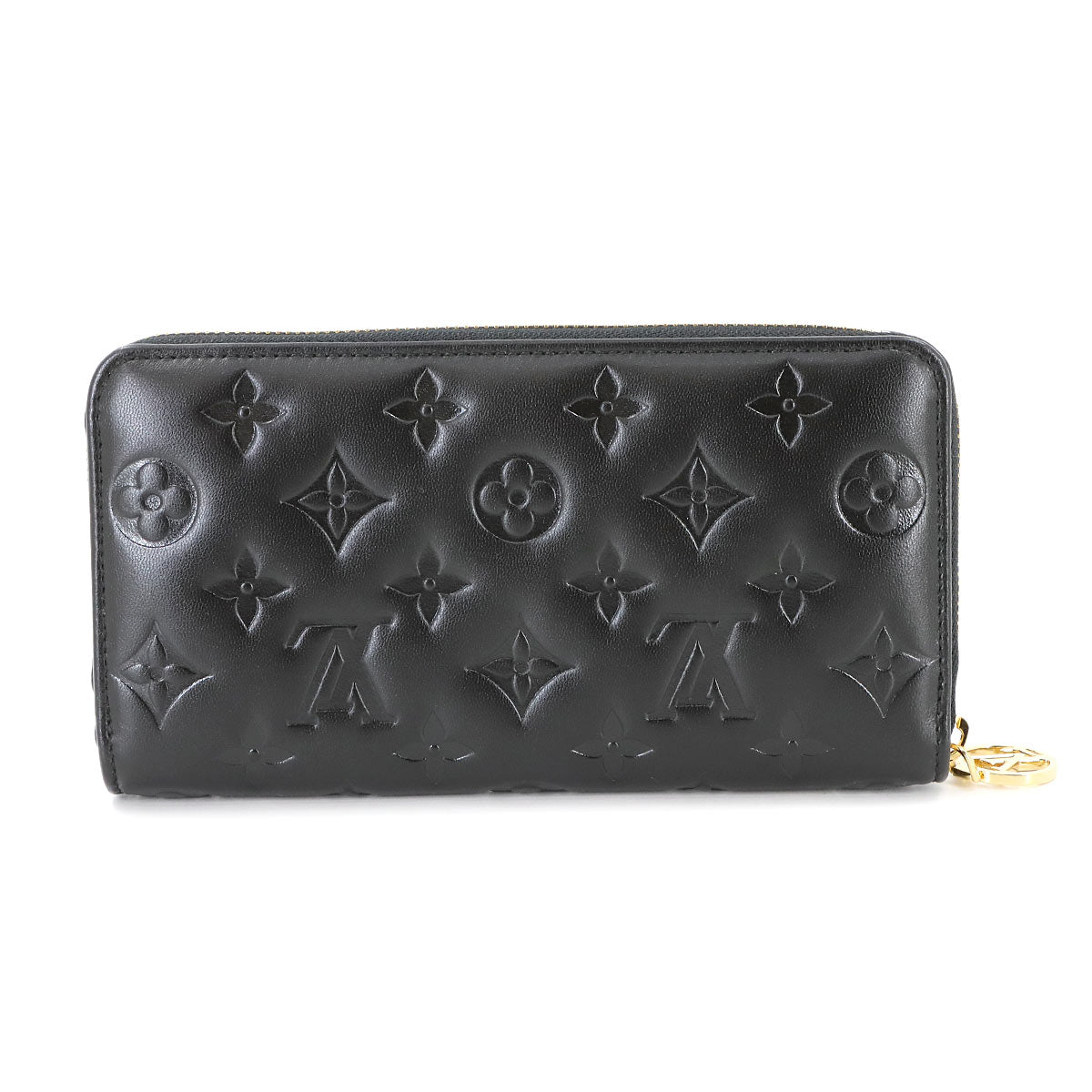 Monogram Zippy Wallet Leather Noir M81510 Purse