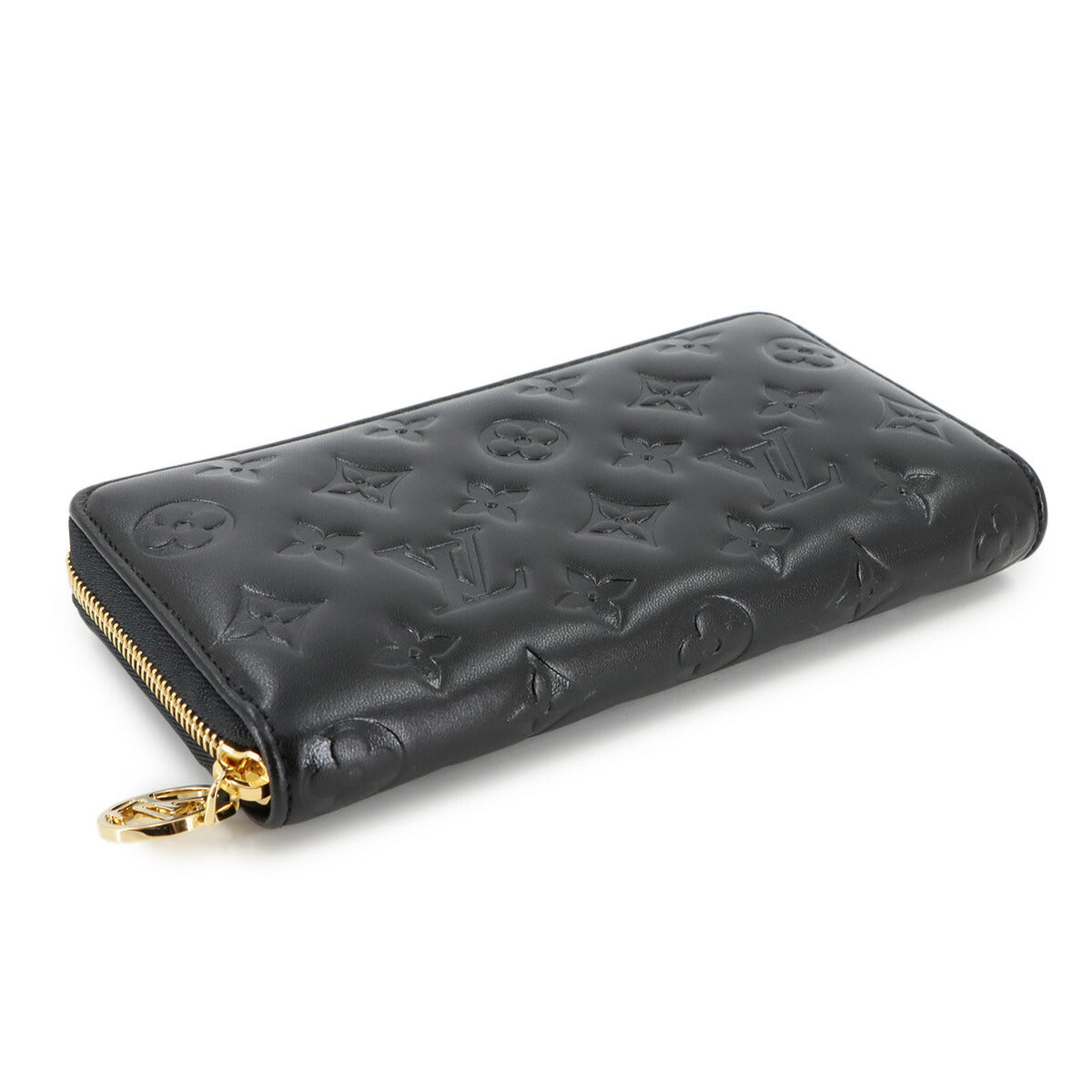 Monogram Zippy Wallet Leather Noir M81510 Purse