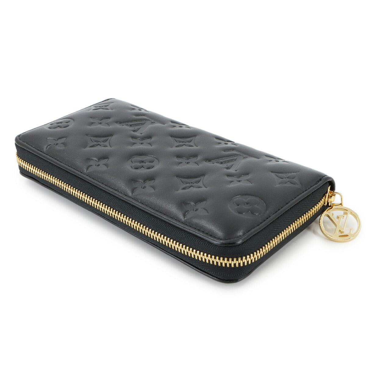 Monogram Zippy Wallet Leather Noir M81510 Purse
