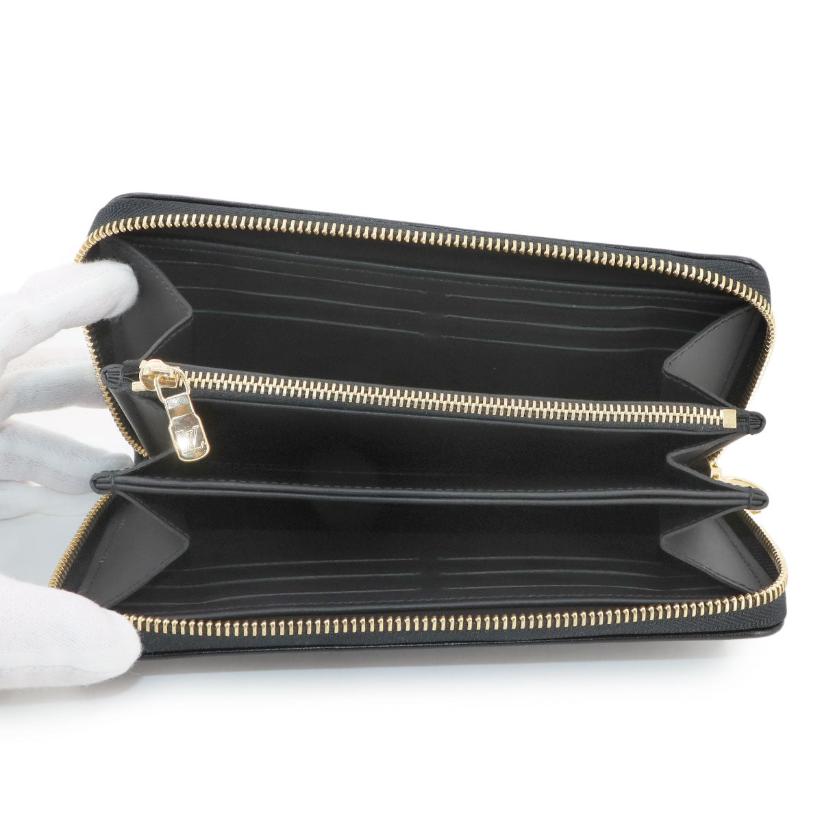 Monogram Zippy Wallet Leather Noir M81510 Purse