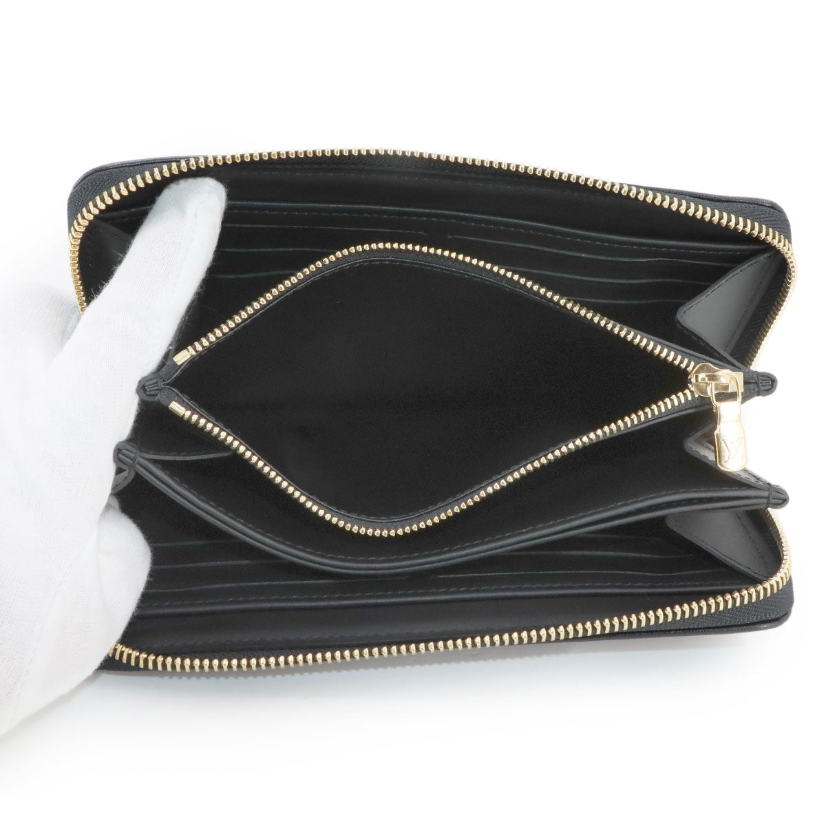 Monogram Zippy Wallet Leather Noir M81510 Purse