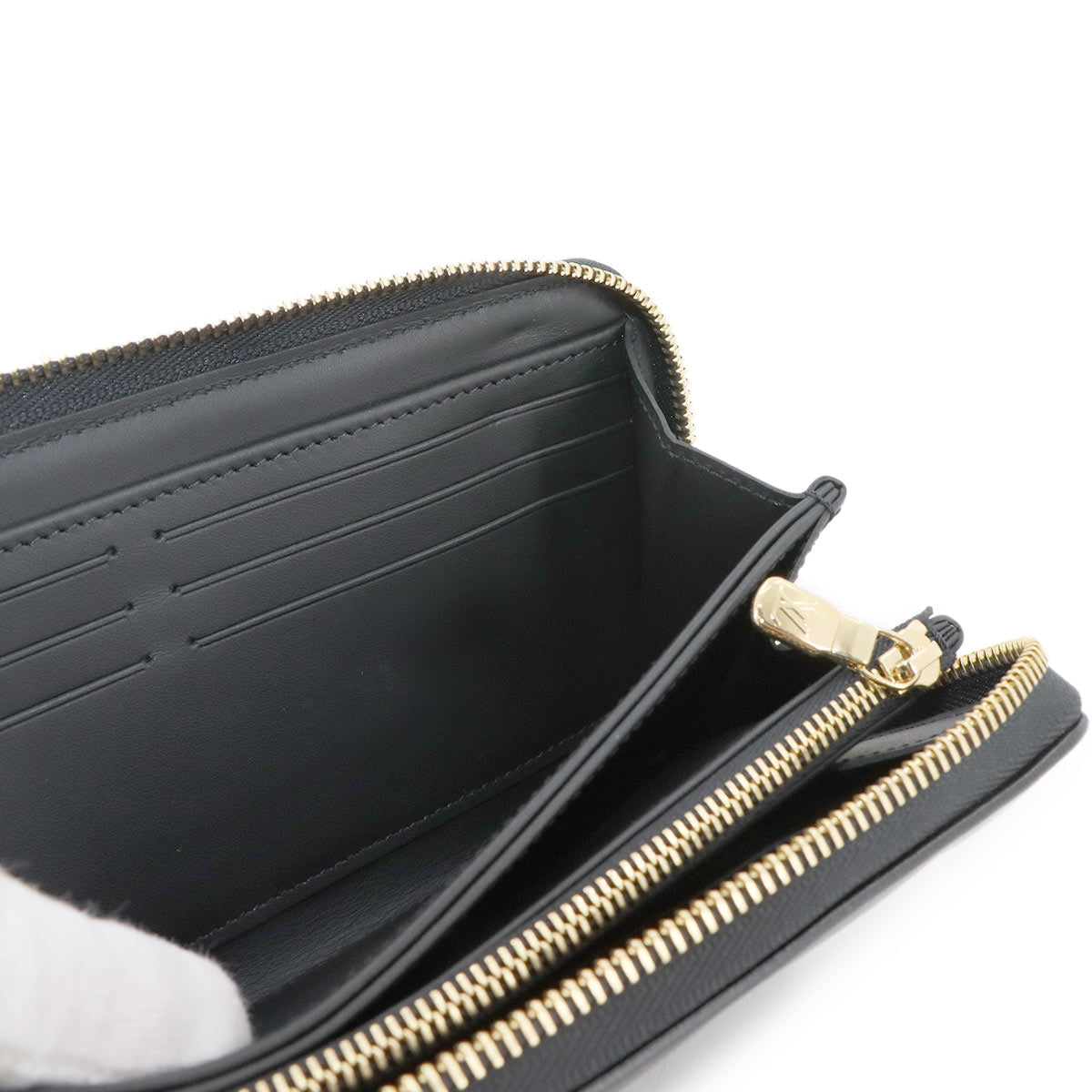 Monogram Zippy Wallet Leather Noir M81510 Purse