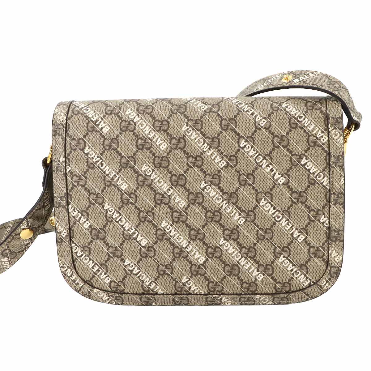 BALENCIAGA Hacker Horsebit 1955 Shoulder Bag GG Supreme 602204