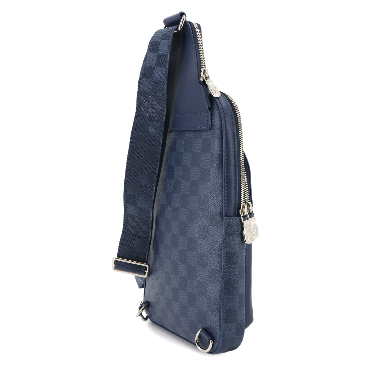 Damier Infini Avenue Sling Bag Body Bag Navy N40439