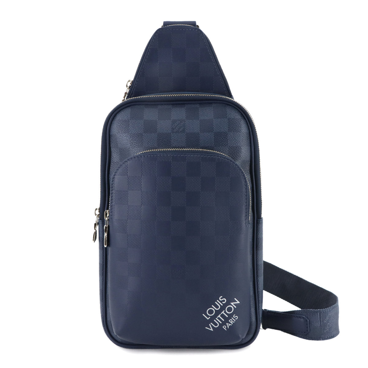 Damier Infini Avenue Sling Bag Body Bag Navy N40439