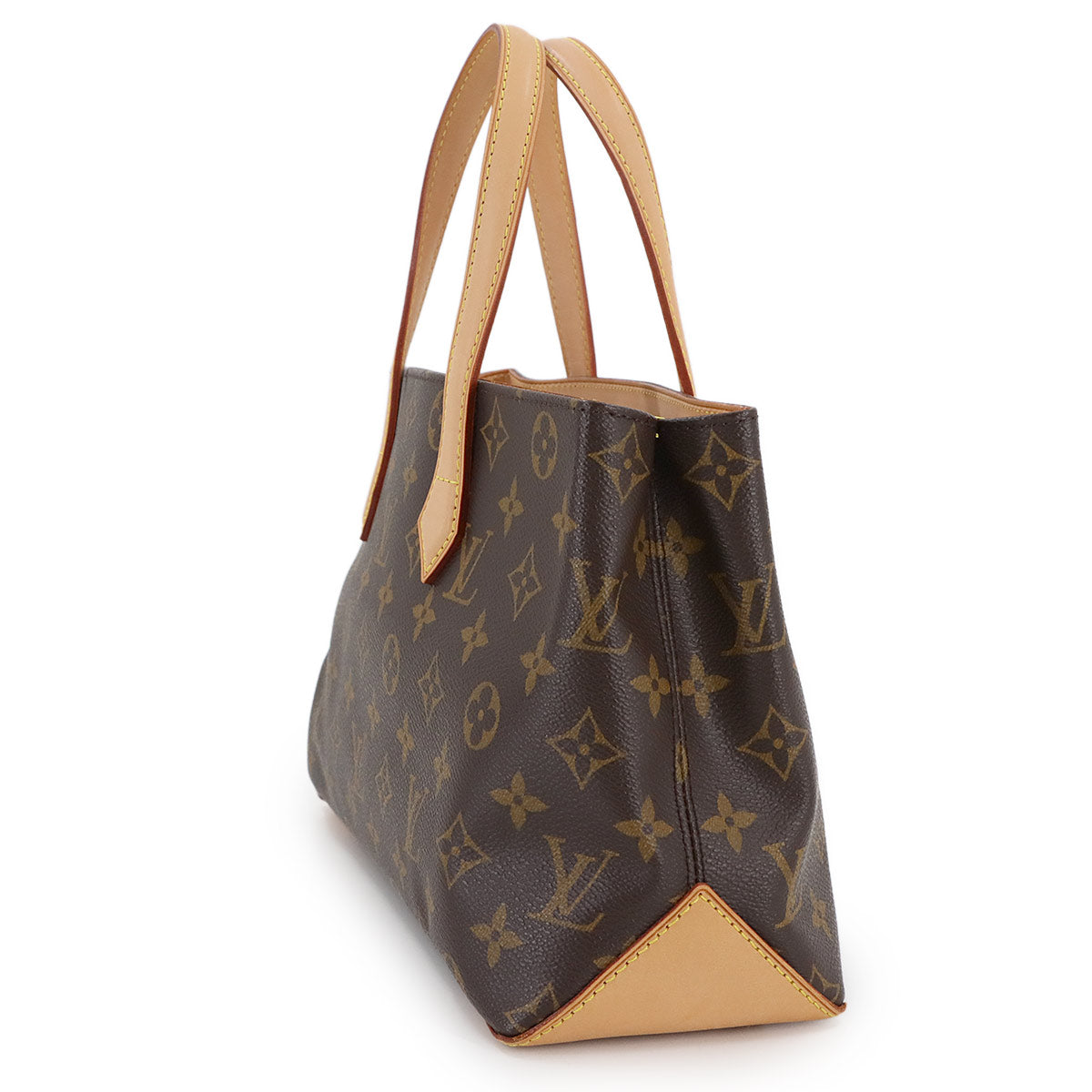 Monogram Wilsher PM Hand Bag Brown M45643 Purse