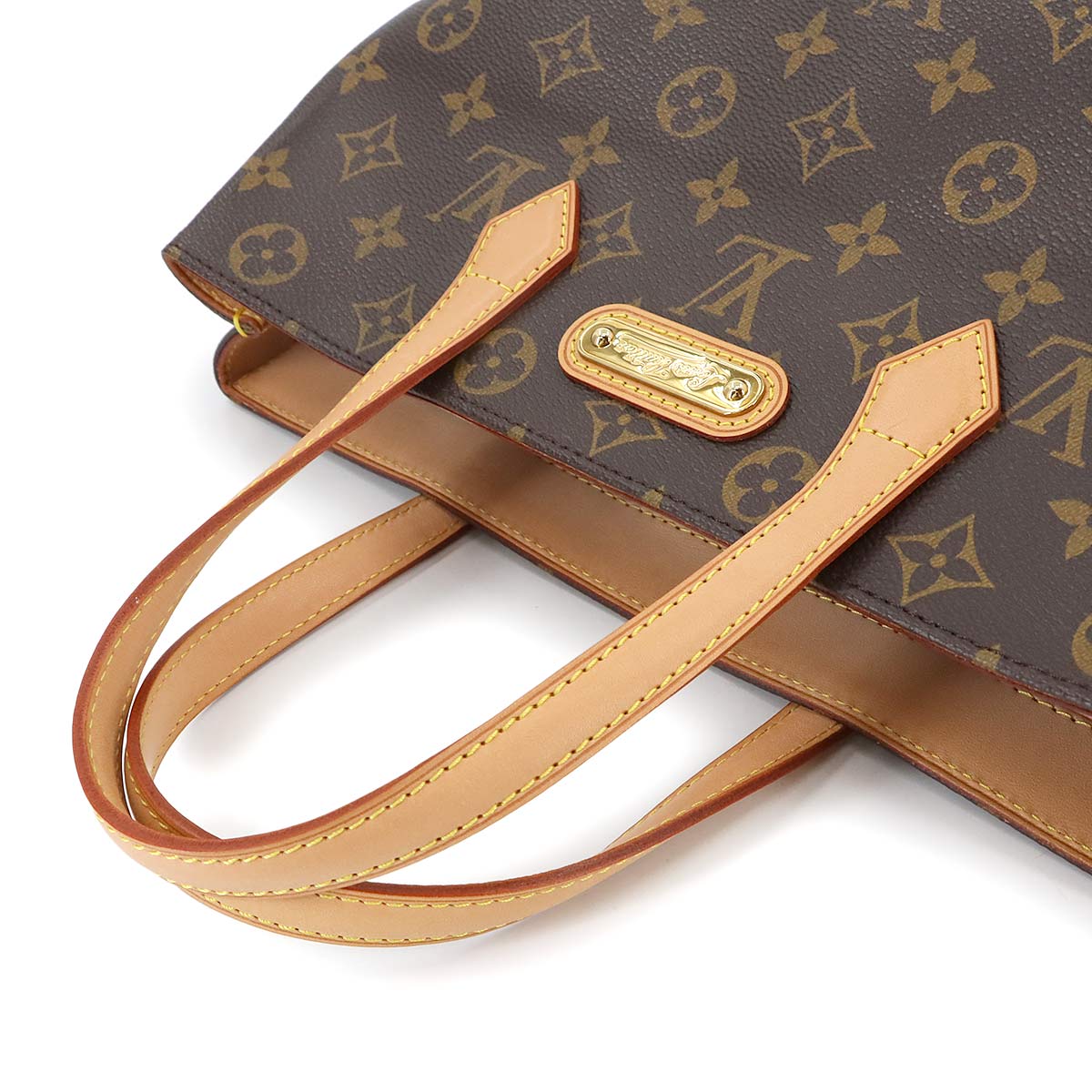 Monogram Wilsher PM Hand Bag Brown M45643 Purse