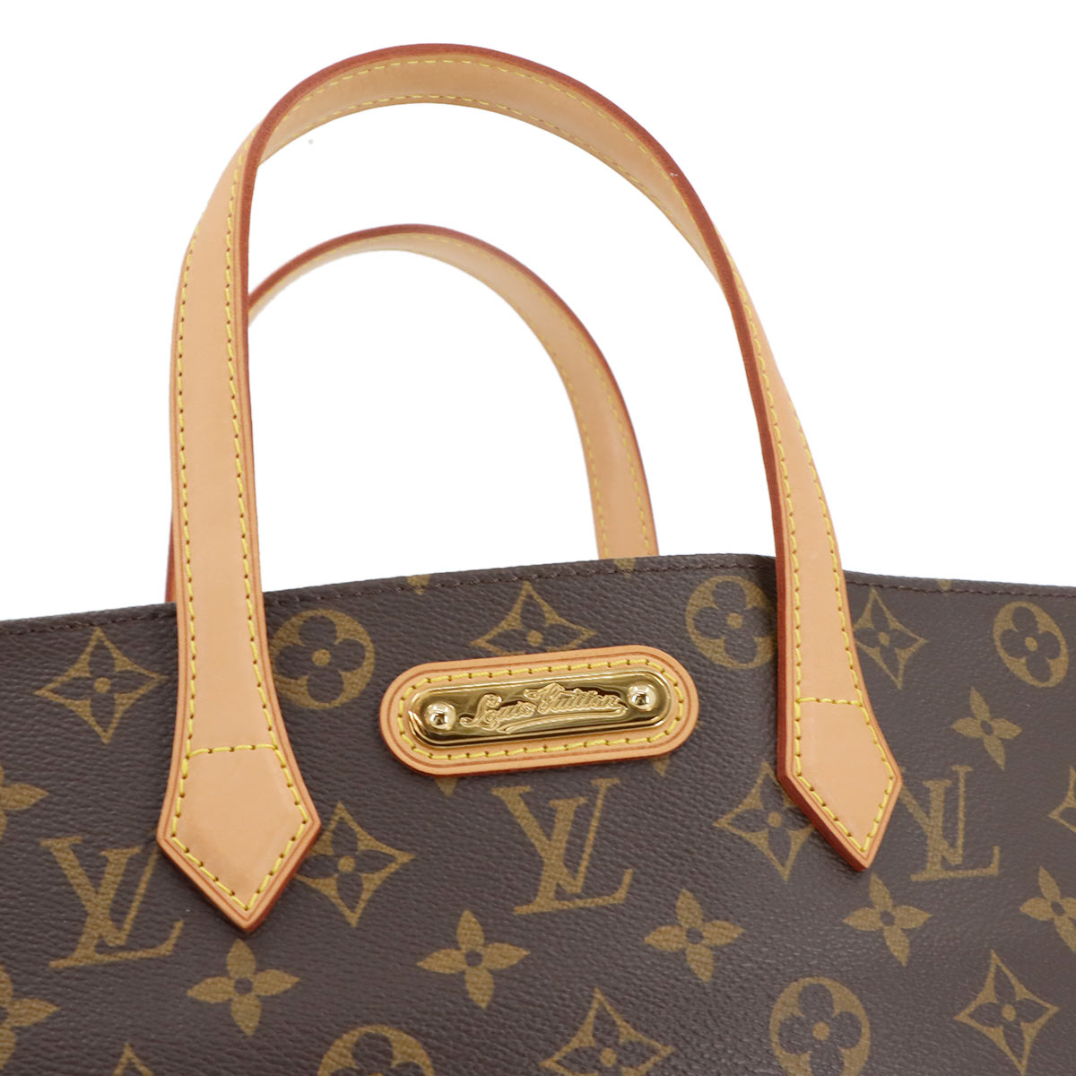 Monogram Wilsher PM Hand Bag Brown M45643 Purse