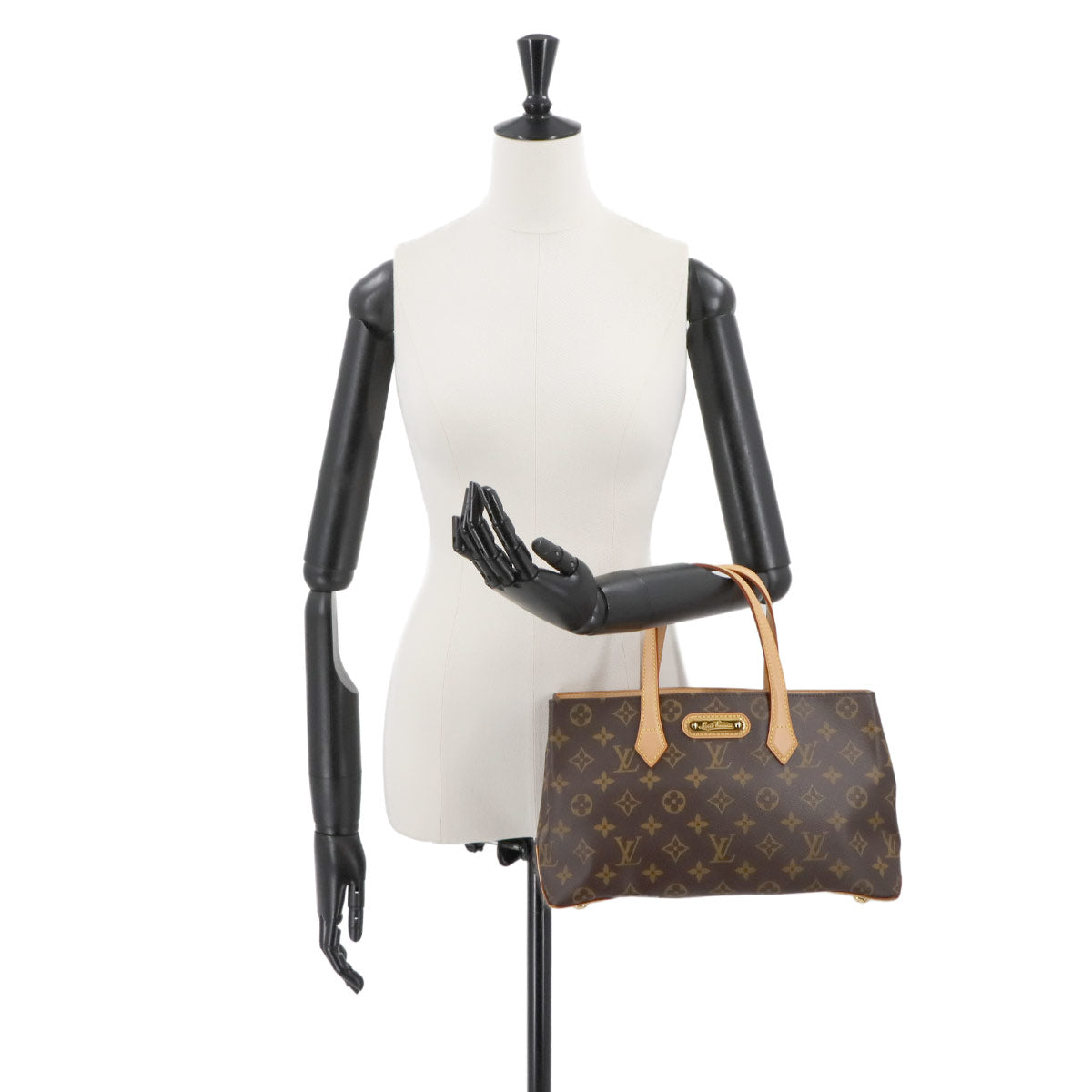 Monogram Wilsher PM Hand Bag Brown M45643 Purse