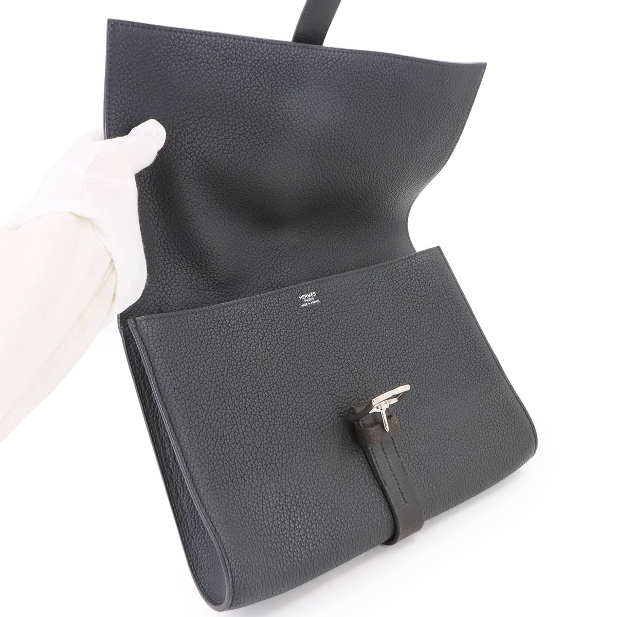 Pochette Etriviere Clutch Bag Fjord Black Purse