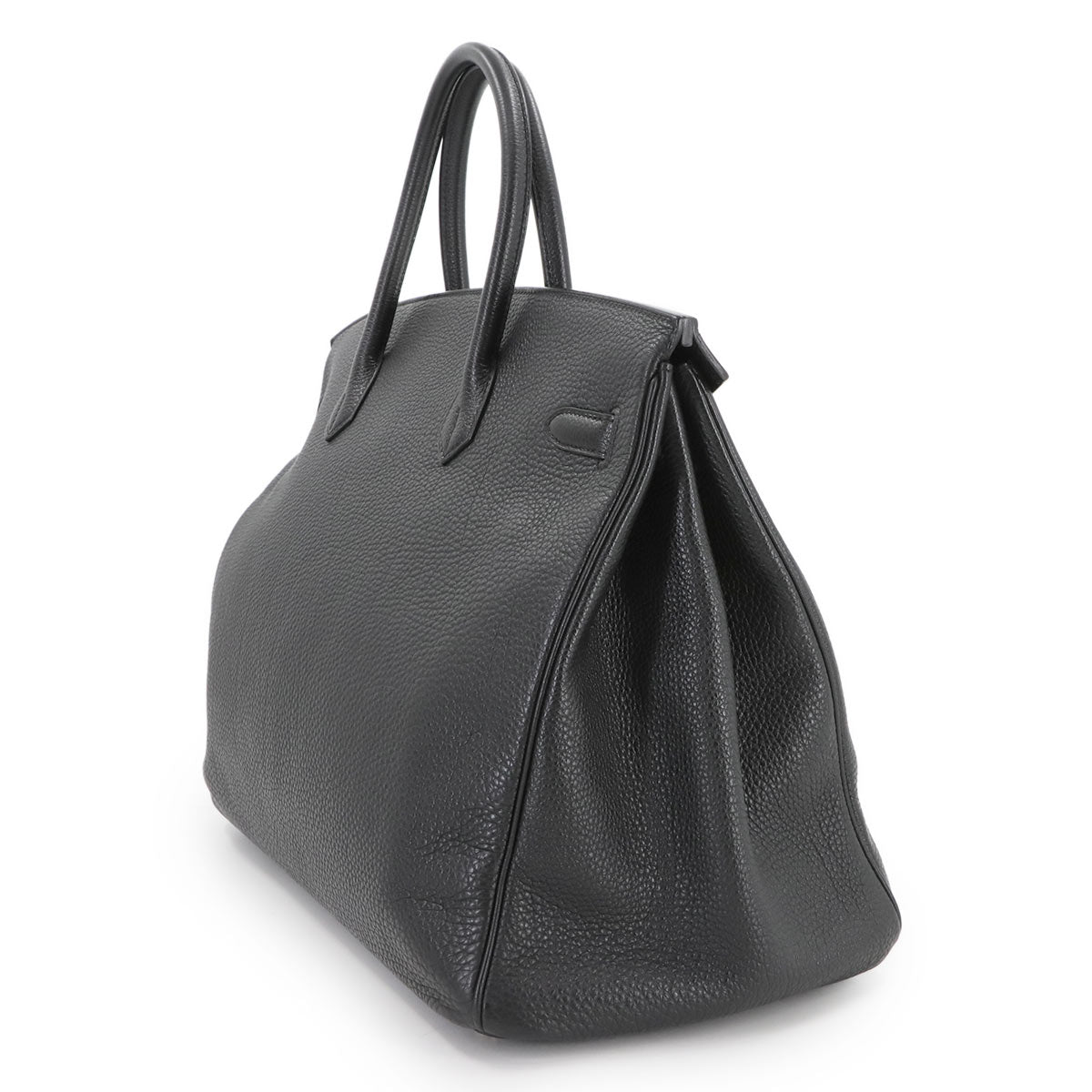 Birkin 40 Veau Togo Black Hand Bag Purse