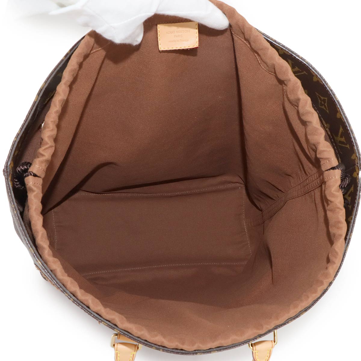 Monogram with Holes Tote Bag Rei Kawakubo Brown M40279