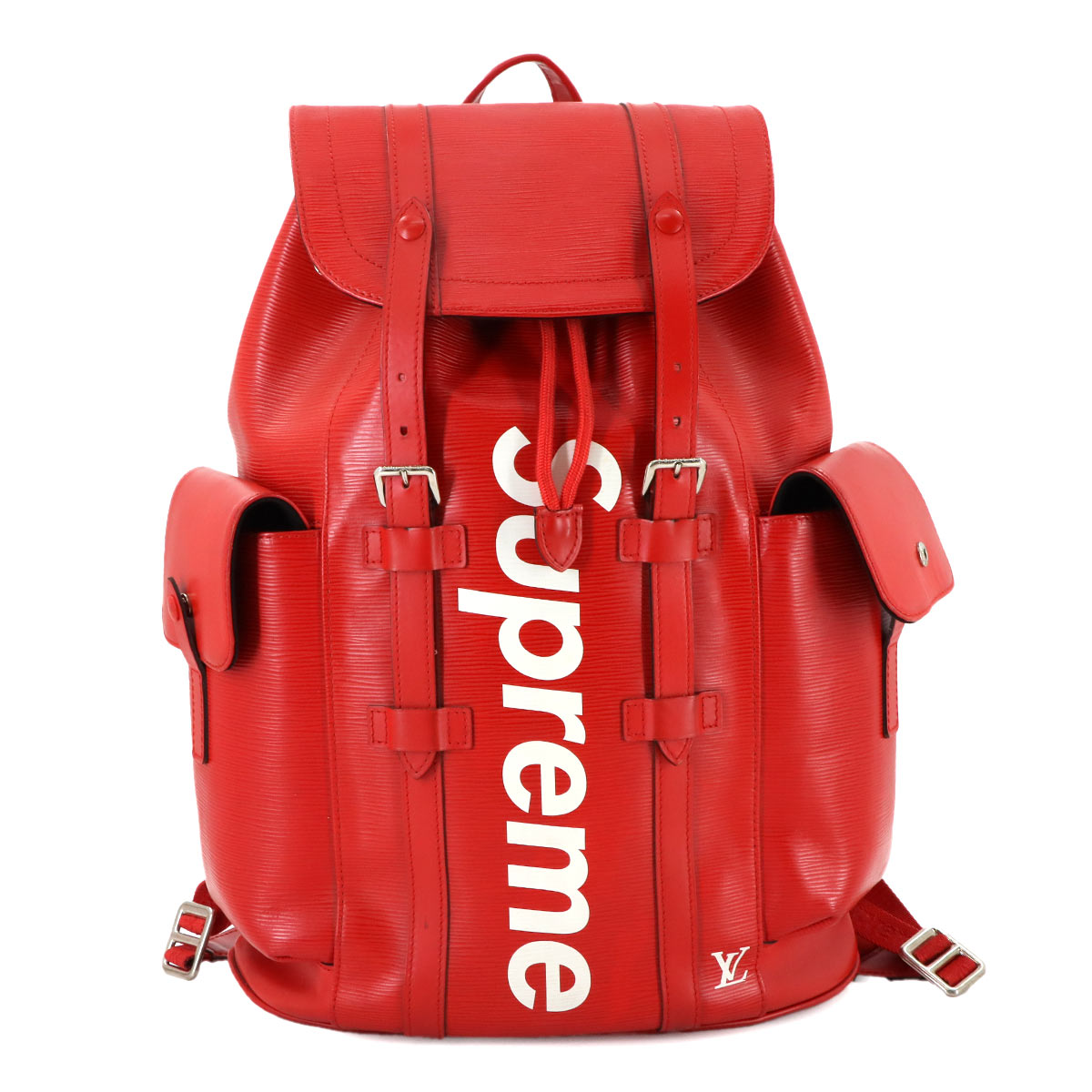 Supreme Epi Christopher PM Backpack Leather Red M53414