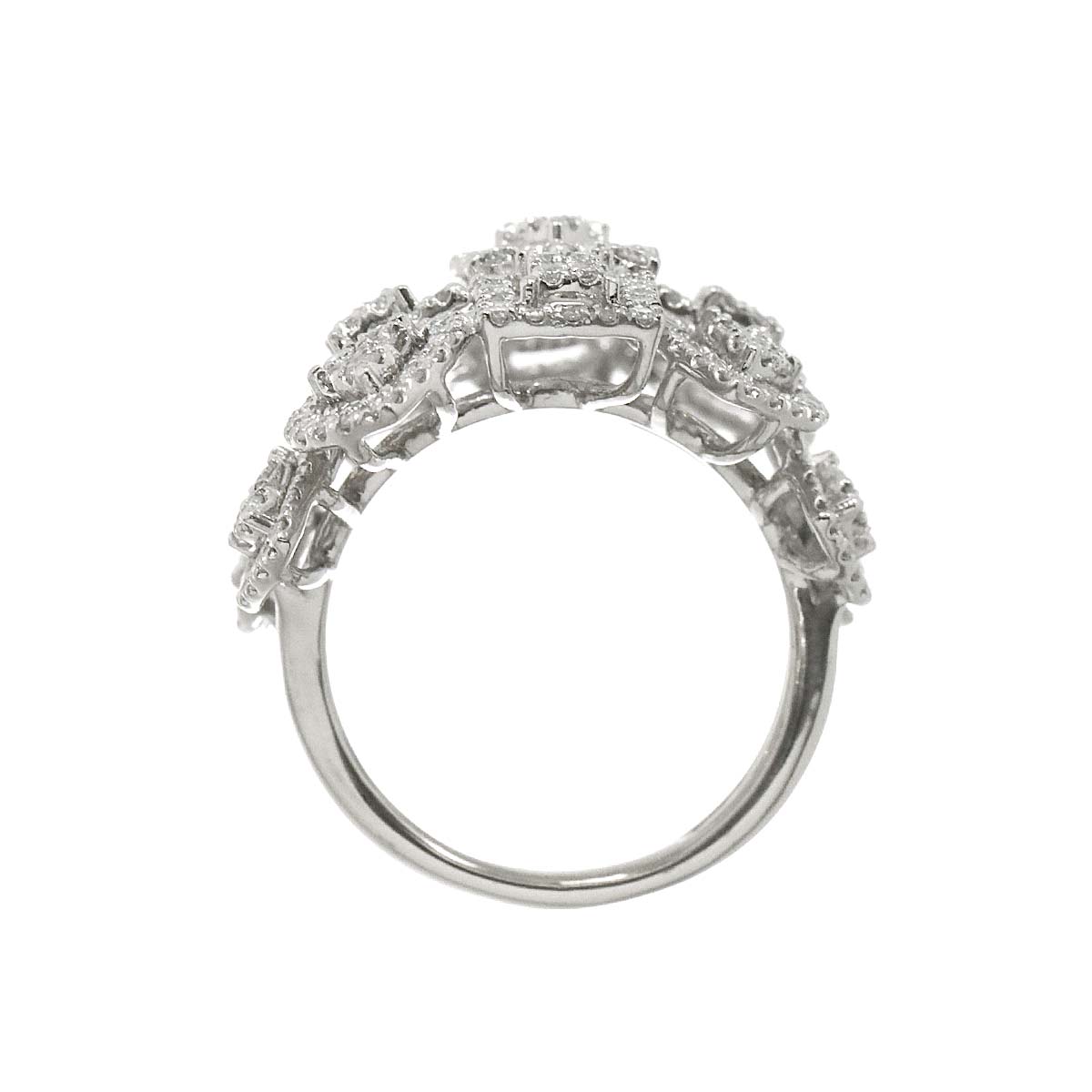 Diamond 2.60ct Ring Pt Platinum size5.75-6(US)