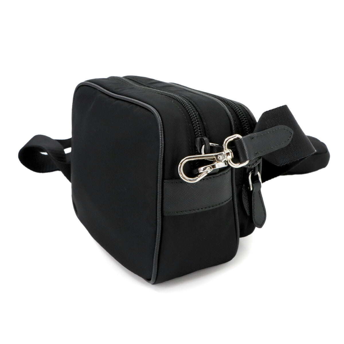 Re-Edition 2005 Shoulder Bag Nylon Leather Black 1BH153