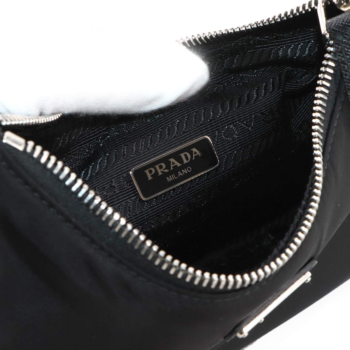 Re-Edition 2005 Mini Hand Bag Nylon Saffiano Leather 1NE204
