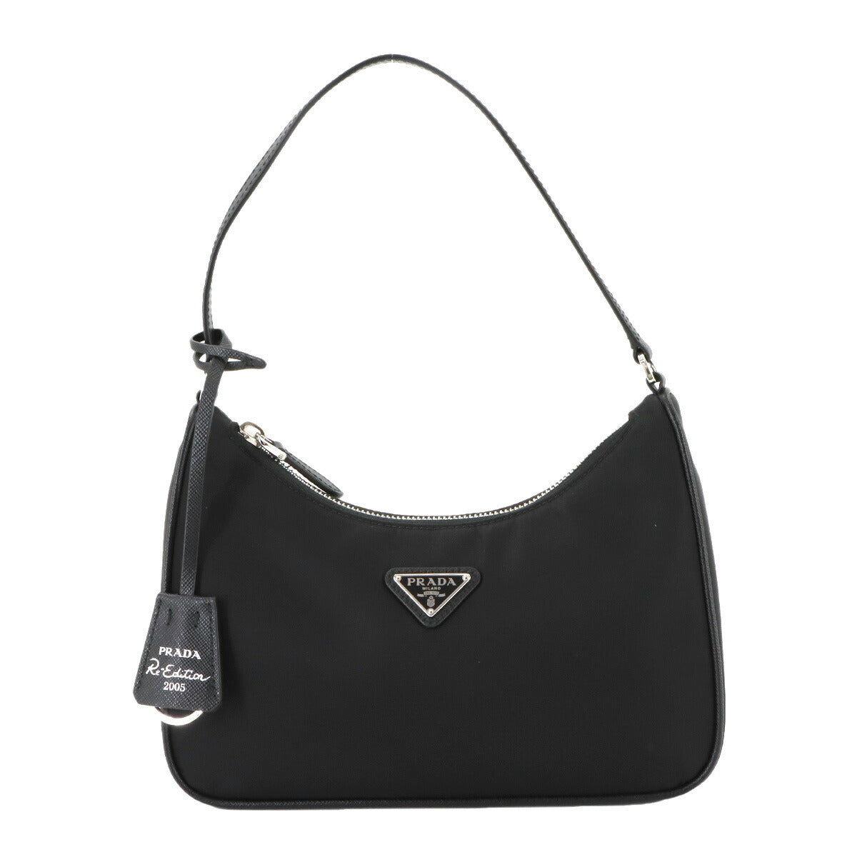 Re-Edition 2005 Mini Hand Bag Nylon Saffiano Leather 1NE204