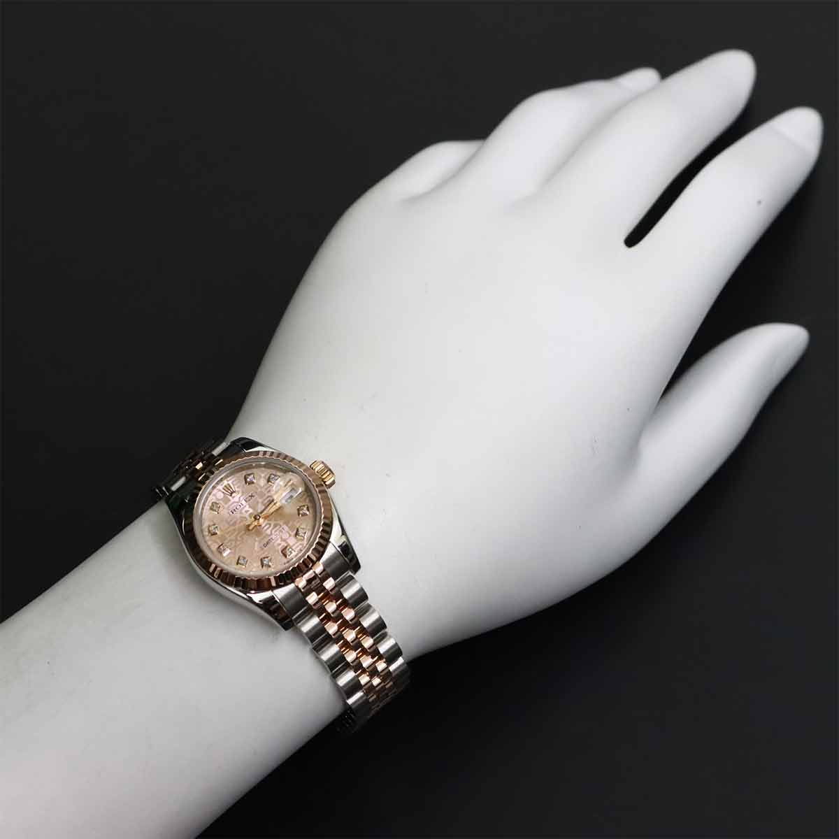 Datejust 179171G Serial V Diamond 750 PG computer Ladies Watch